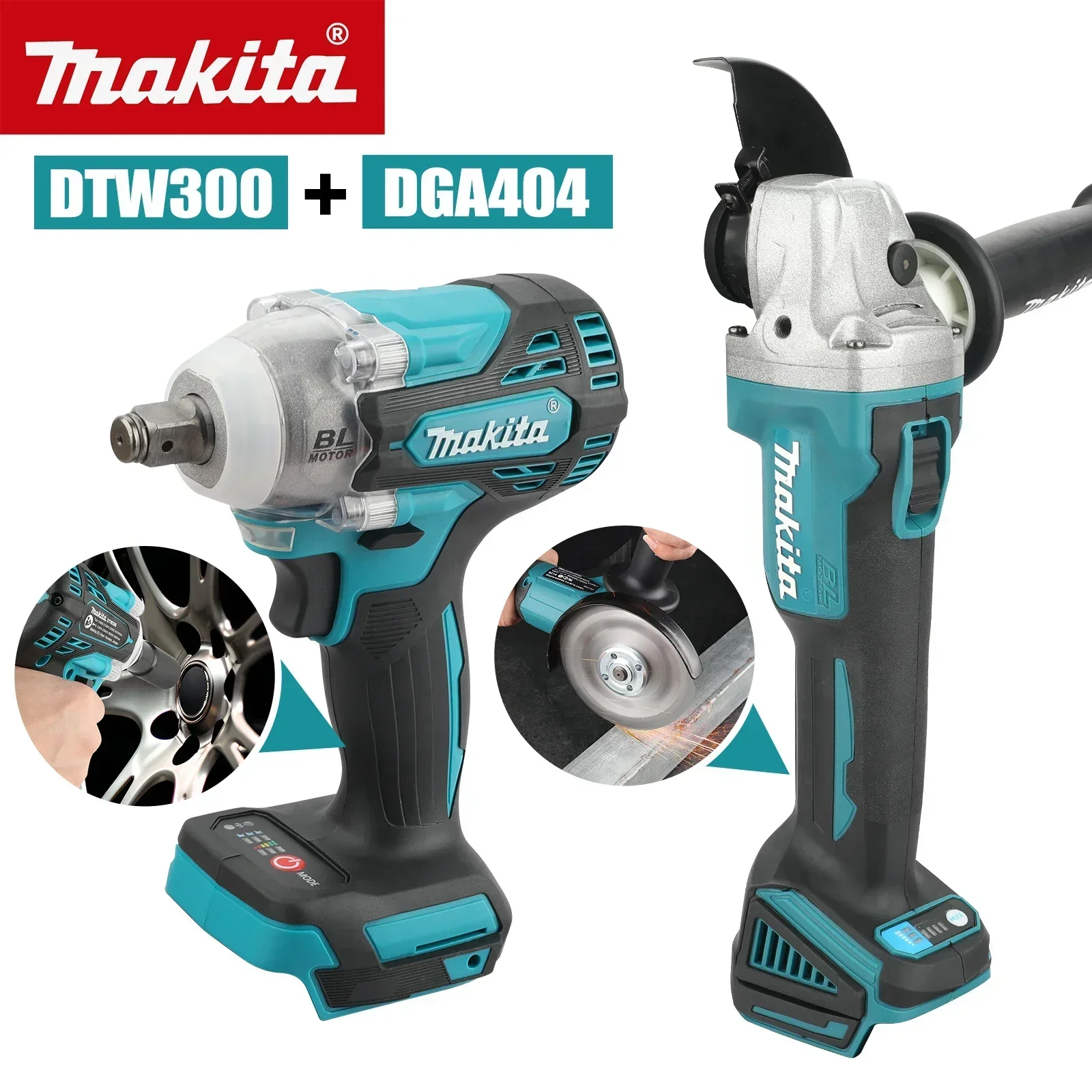 Makita Drill Dtw300 - Комплект Makita DTW300 или DGA404: ударный