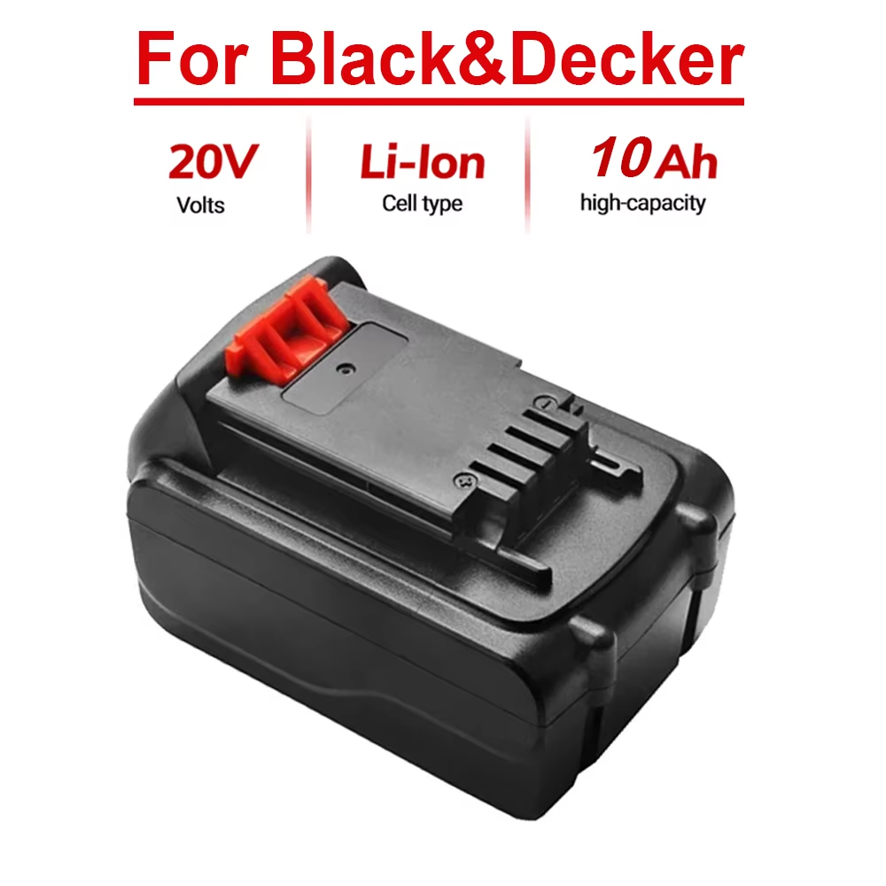 Black+Decker Tool Cordless - Аккумулятор 20В 10Ач BL2018, замена для