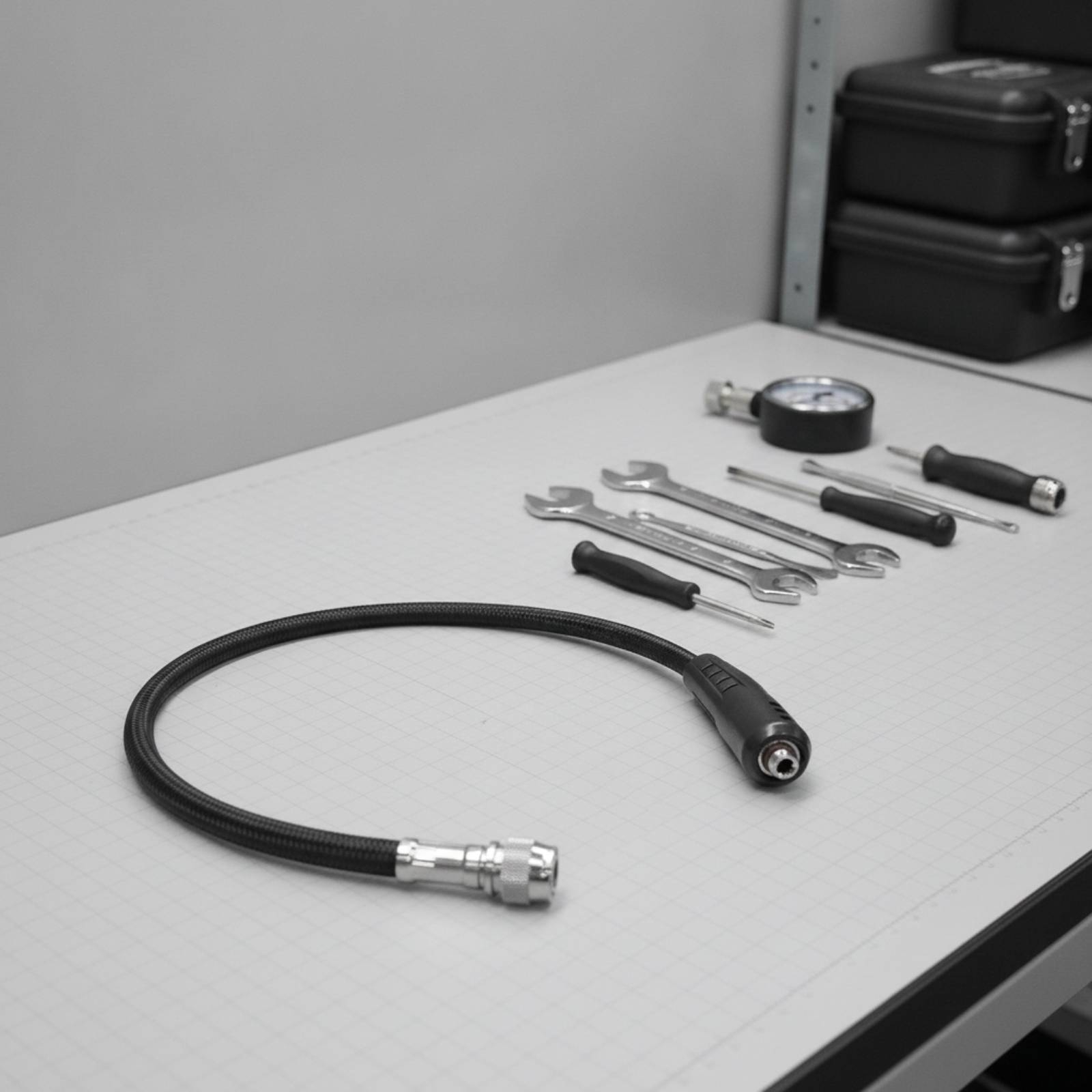 Flexible Hose Braided - Шланг для поддува BCD (дайвинг-куртка) гибкий,